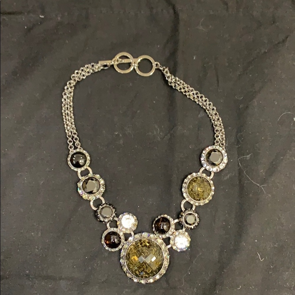 🌟Cool stone necklace with crystals